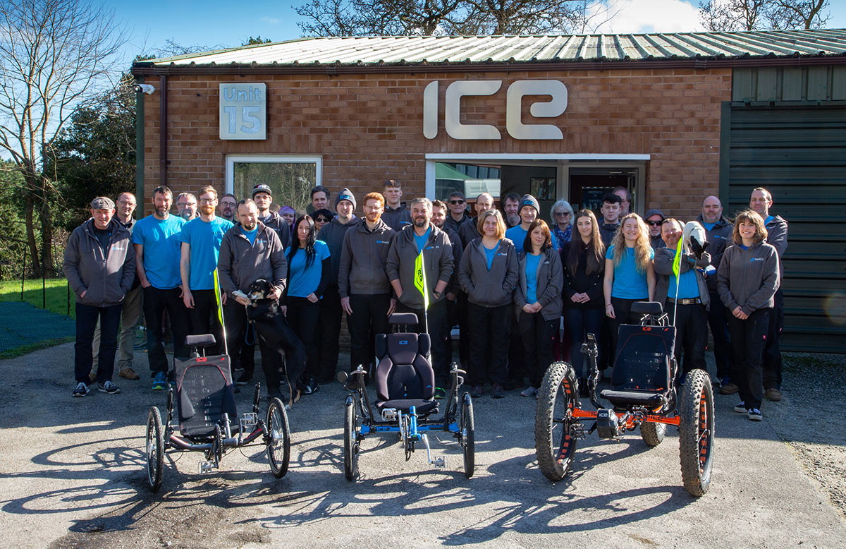 ICE Trikes Team with three recumbent ICE Trikes