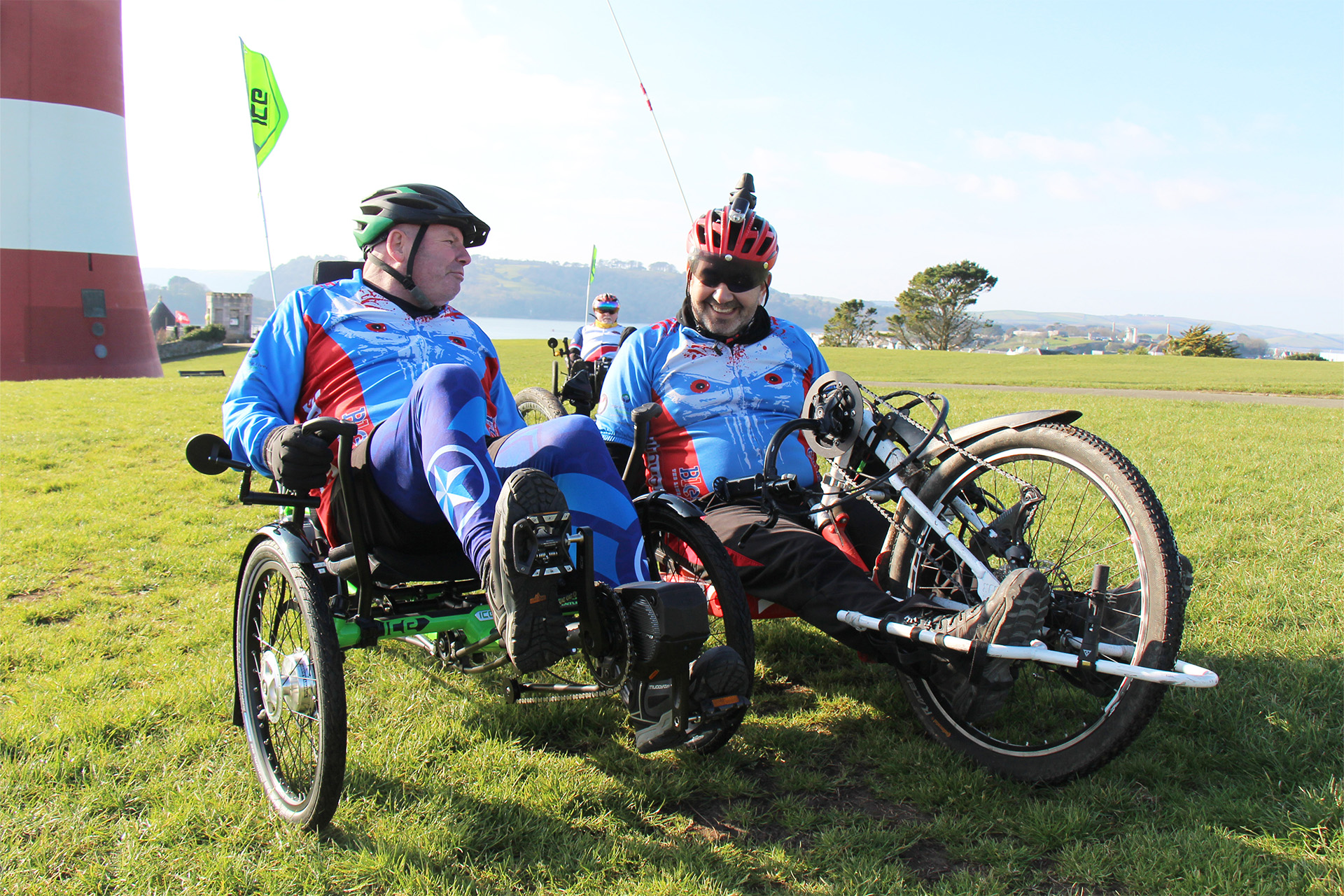 Two-trike-cyclists