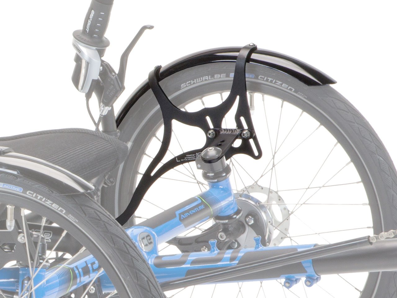 20 inch front mudguard set