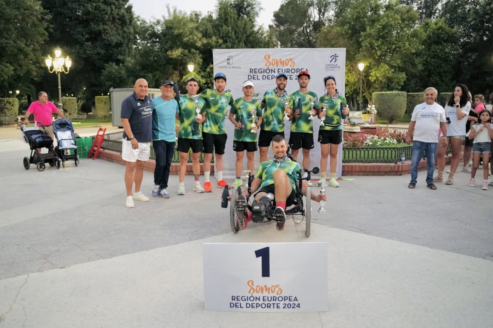 Ride for inclusion team