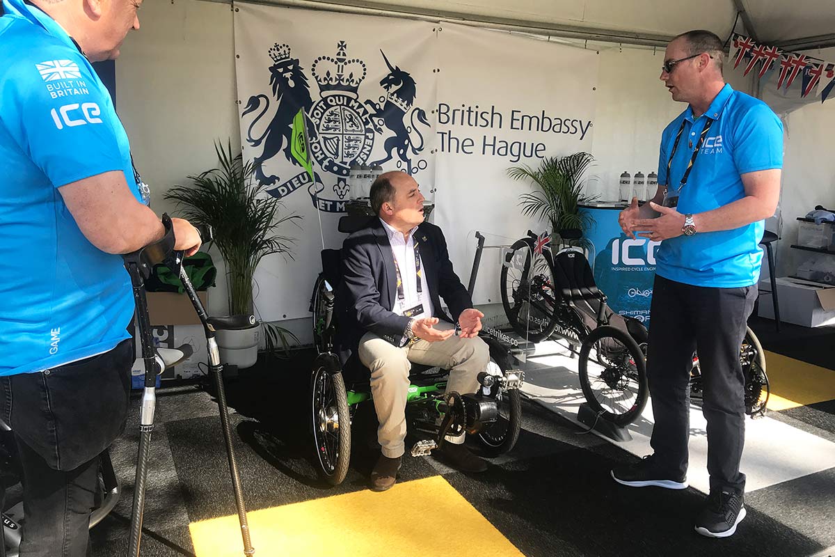 ICE Trikes at the Invictus Games the Hague 2022 - Recumbent Trikes - Ben Wallace