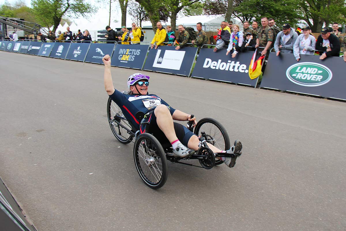 ICE Trikes at the Invictus Games the Hague 2022 - Recumbent Trikes - Denise Kidger