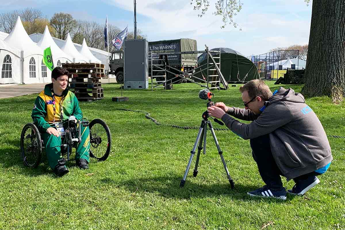 ICE Trikes at the Invictus Games the Hague 2022 - Recumbent Trikes - Kerrie Tessier