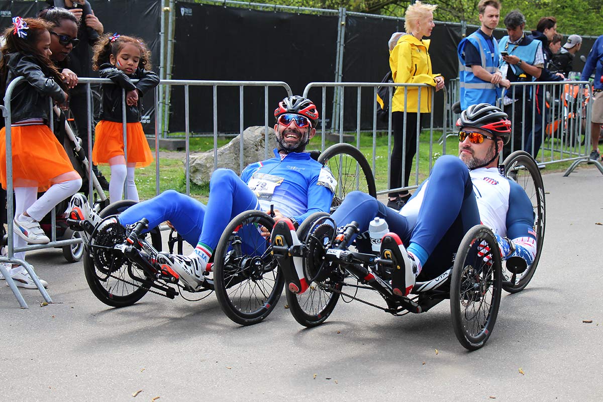 Invictus Games ICE Trikes Recumbent Trike 2022 - Invictus Games Carlo Calcagni and Greg Quarles