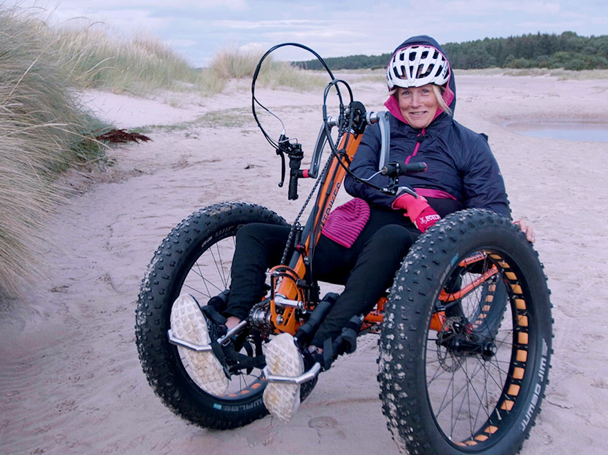 Karen Darke - Pole of Possibility Antarctic handcycle South Pole World Record Challenge