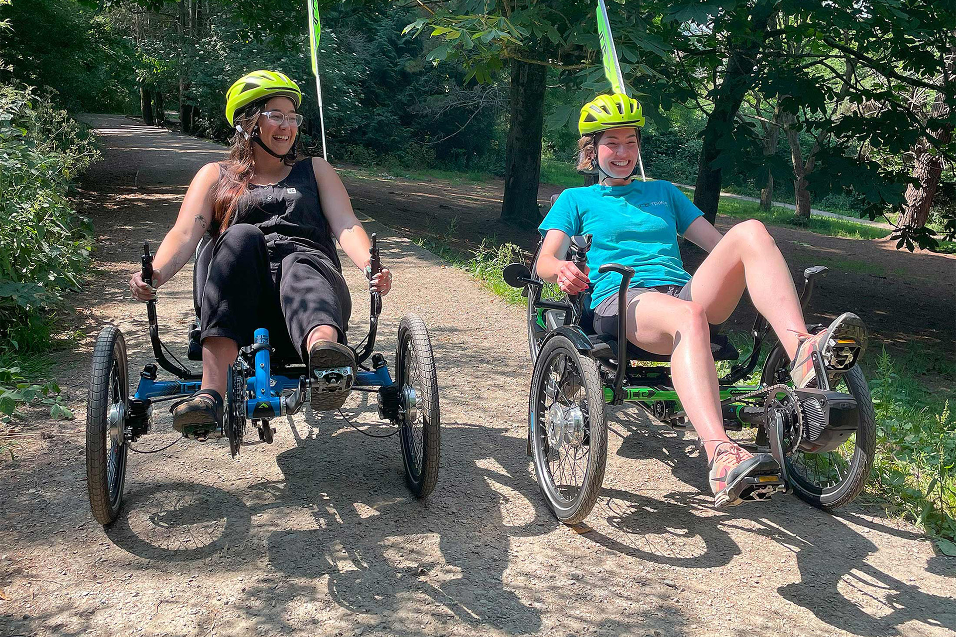 two happy trike riders!